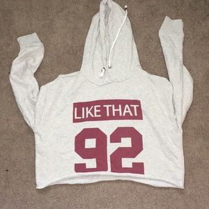 Cropped sweatshirt